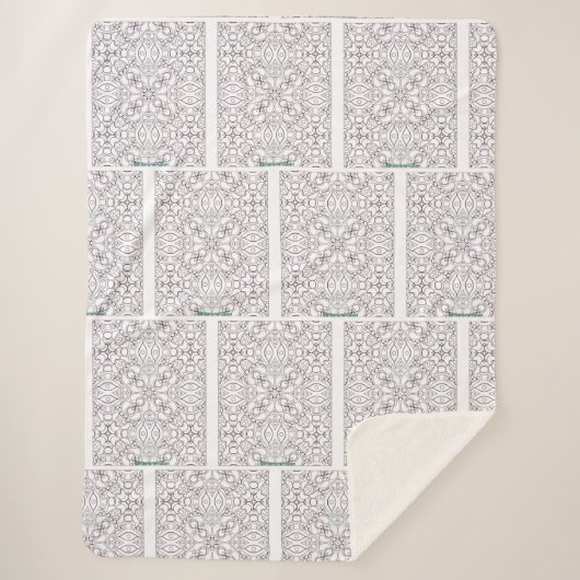 Rainbow Sherpa Blanket シェルパブランケット (正面)