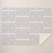 Rainbow Sherpa Blanket シェルパブランケット (正面(横))