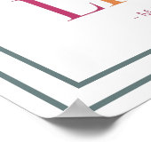 Rainbow Shine Your Light Bold Matthew Scripture ポスター (角)