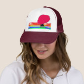 Rainbow Silhouette – Pop Art Trucker Cap キャップ (インサイチュ)