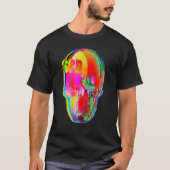 Rainbow Skull Fine Art Tシャツ (正面)