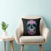 Rainbow Skull Pillow クッション (椅子)