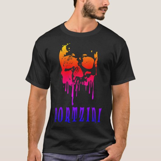 Rainbow Skull Tシャツ (正面)