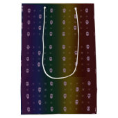 Rainbow Skulls Gift Bag ミディアムペーパーバッグ (裏面)