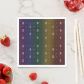 Rainbow Skulls Napkins スタンダードランチョンナプキン (インサイチュ)