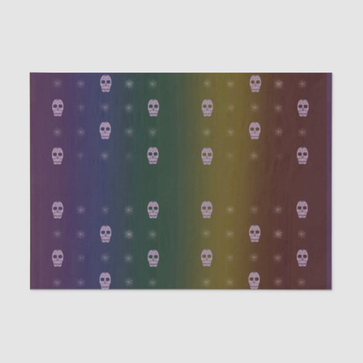 Rainbow Skulls Tissue Paper 薄葉紙 (正面)