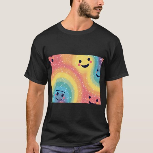 Rainbow smile energy tシャツ (正面)