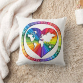Rainbow Soul Circle クッション (ブランケット)