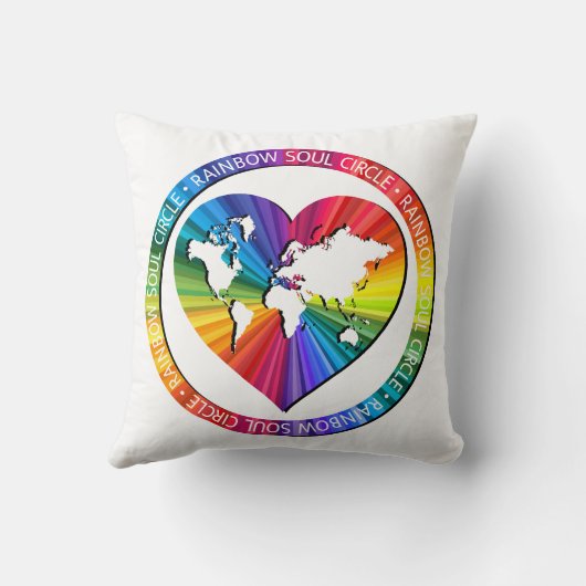 Rainbow Soul Circle クッション (裏面)