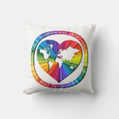 Rainbow Soul Circle クッション (正面)