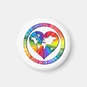 Rainbow Soul Circle マグネット (正面)
