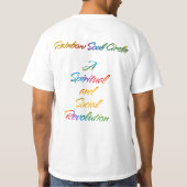 Rainbow Soul Circle Tシャツ (裏面)