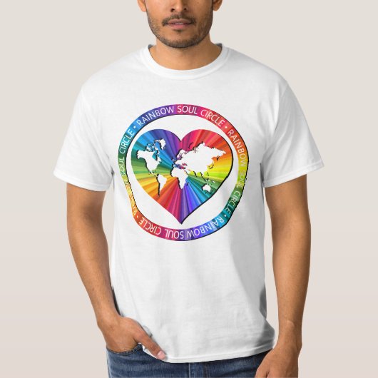 Rainbow Soul Circle Tシャツ (正面)