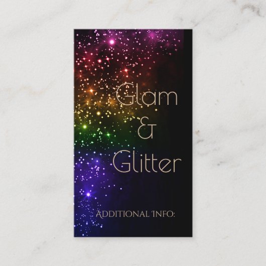 Rainbow Sparkle名刺2 名刺 (正面)