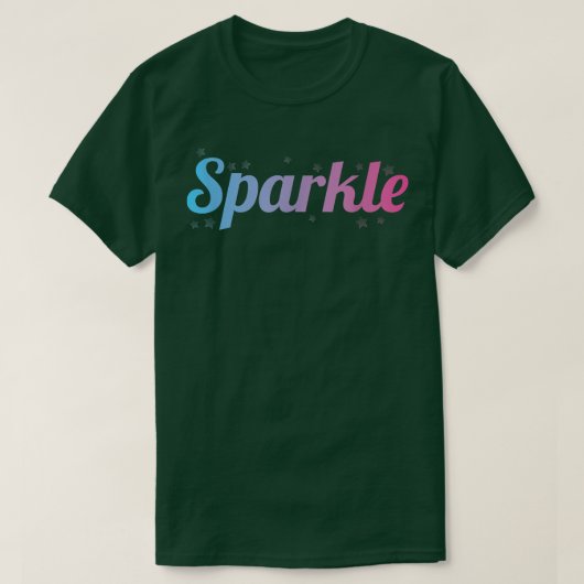 Rainbow Sparkle Glitter Event Walk Run Tシャツ (デザイン正面)