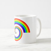 Rainbow Spiral コーヒーマグカップ (正面右)