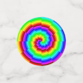 Rainbow Spiral by Kenneth Yoncich コンフェッティ (スモール正面)