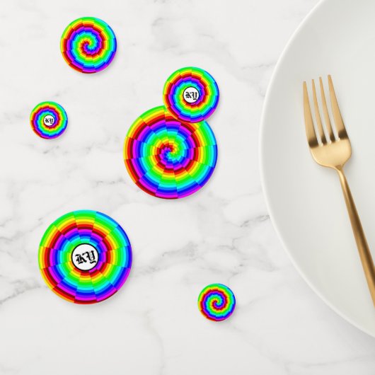 Rainbow Spiral by Kenneth Yoncich コンフェッティ (グループ)