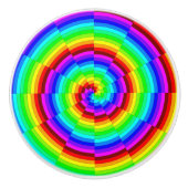 Rainbow Spiral by Kenneth Yoncich セラミックノブ (正面)