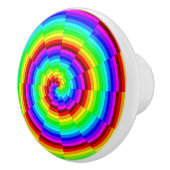 Rainbow Spiral by Kenneth Yoncich セラミックノブ (右)