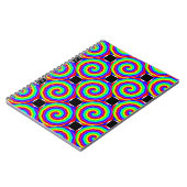 Rainbow Spiral by Kenneth Yoncich ノートブック (左側)