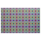 Rainbow Spiral by Kenneth Yoncich ファブリック (ヤード)
