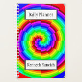 Rainbow Spiral by Kenneth Yoncich プランナー手帳 (正面)