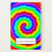 Rainbow Spiral by Kenneth Yoncich プランナー手帳 (裏面)