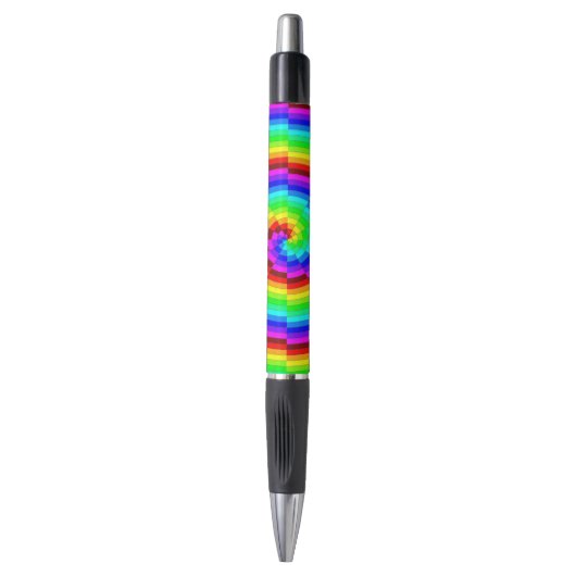 Rainbow Spiral by Kenneth Yoncich ボールペン (正面縦)