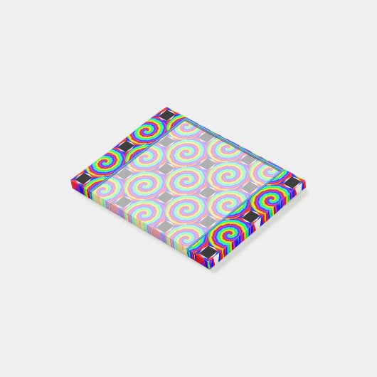 Rainbow Spiral by Kenneth Yoncich ポストイット (アングル)