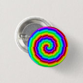 Rainbow Spiral by Kenneth Yoncich 缶バッジ (正面&裏面)