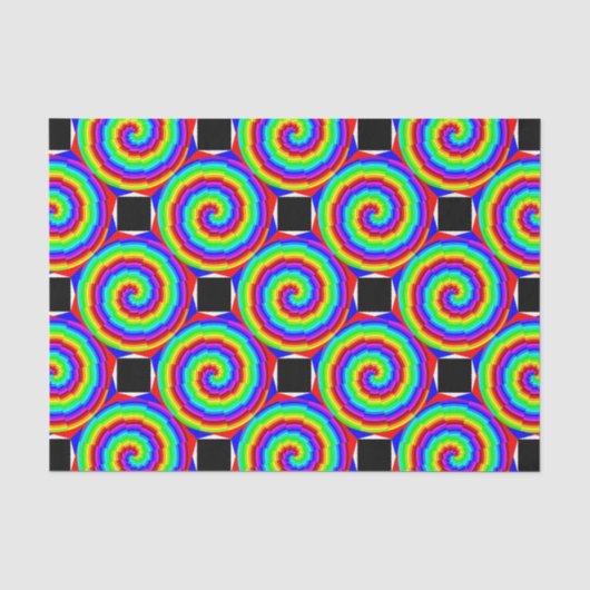 Rainbow Spiral by Kenneth Yoncich 薄葉紙 (正面)