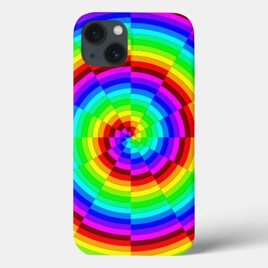 Rainbow Spiral by Kenneth Yoncich Case-Mate iPhoneケース (裏面)