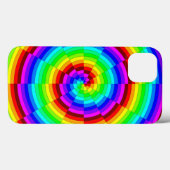 Rainbow Spiral by Kenneth Yoncich Case-Mate iPhoneケース (裏面 (横))