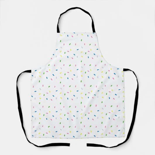 Rainbow Sprinkle Pattern Baker エプロン (正面)