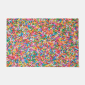 Rainbow sprinkles ドアマット (正面)