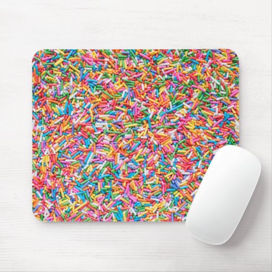 Rainbow sprinkles マウスパッド (マウス)