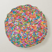 Rainbow sprinkles ラウンドクッション (裏面)