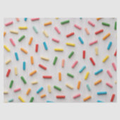 Rainbow Sprinkles Colorful Pattern 薄葉紙 (正面)