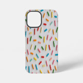 Rainbow Sprinkles Colorful Pattern iPhoneケース (裏面)