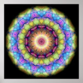 Rainbow stained Glass ポスター (正面)