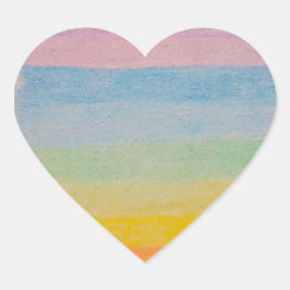 Rainbow Sticker ハートシール