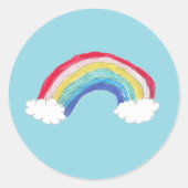 Rainbow Sticker ラウンドシール (正面)