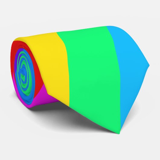 Rainbow Stripe ネクタイ (ロール)
