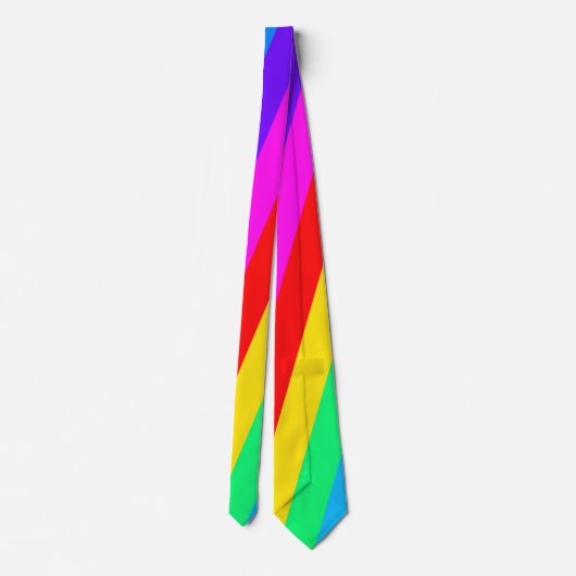 Rainbow Stripe ネクタイ (裏面)