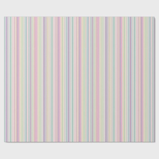 rainbow stripe background ラッピングペーパー (フラット)