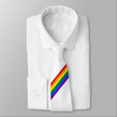 Rainbow Stripe Gay Pride Business Wedding Neck ネクタイ (タイ)
