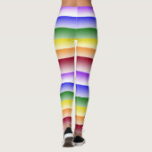 Rainbow Stripe Leggings レギンス (裏面)