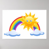 Rainbow Sun Office Personalize Destiny Destiny'S ポスター (正面)