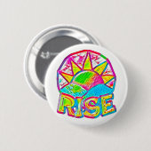 Rainbow Sun Rise ～元気いっぱいのメッセージ 缶バッジ (正面&裏面)